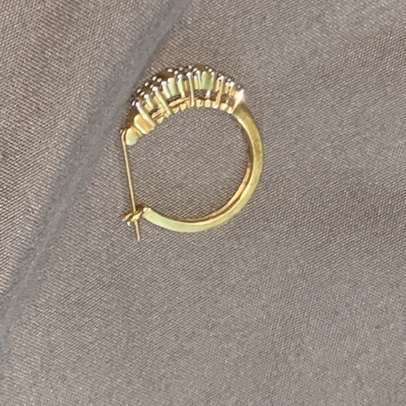 10k diamonds single Earrings. Firm - Picture 11 of 17
